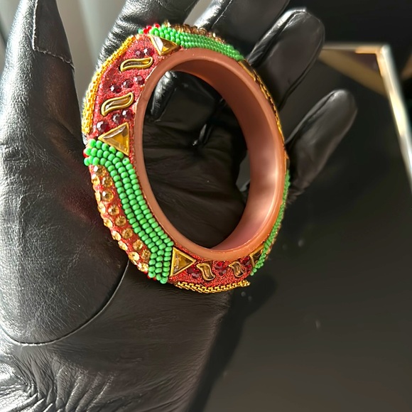 Indian Bangles Bracelets Set of 4 - Picture 3 of 3